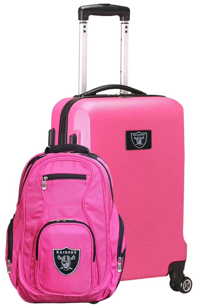 Las Vegas Raiders Deluxe 2-Piece Backpack and Carry on Set
