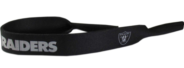 LAS VEGAS RAIDERS NEOPRENE SUNGLASS STRAP