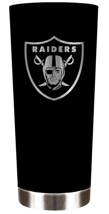 LAS VEGAS RAIDERS "THE ROADIE" 18oz TRAVEL TUMBLER