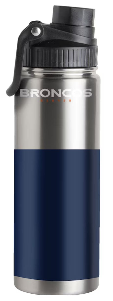 DENVER BRONCOS 21oz TWIST TOP WATER BOTTLE