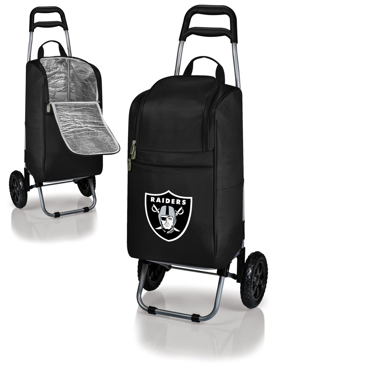 Las Vegas Raiders Rolling Cart Cooler, (Black)