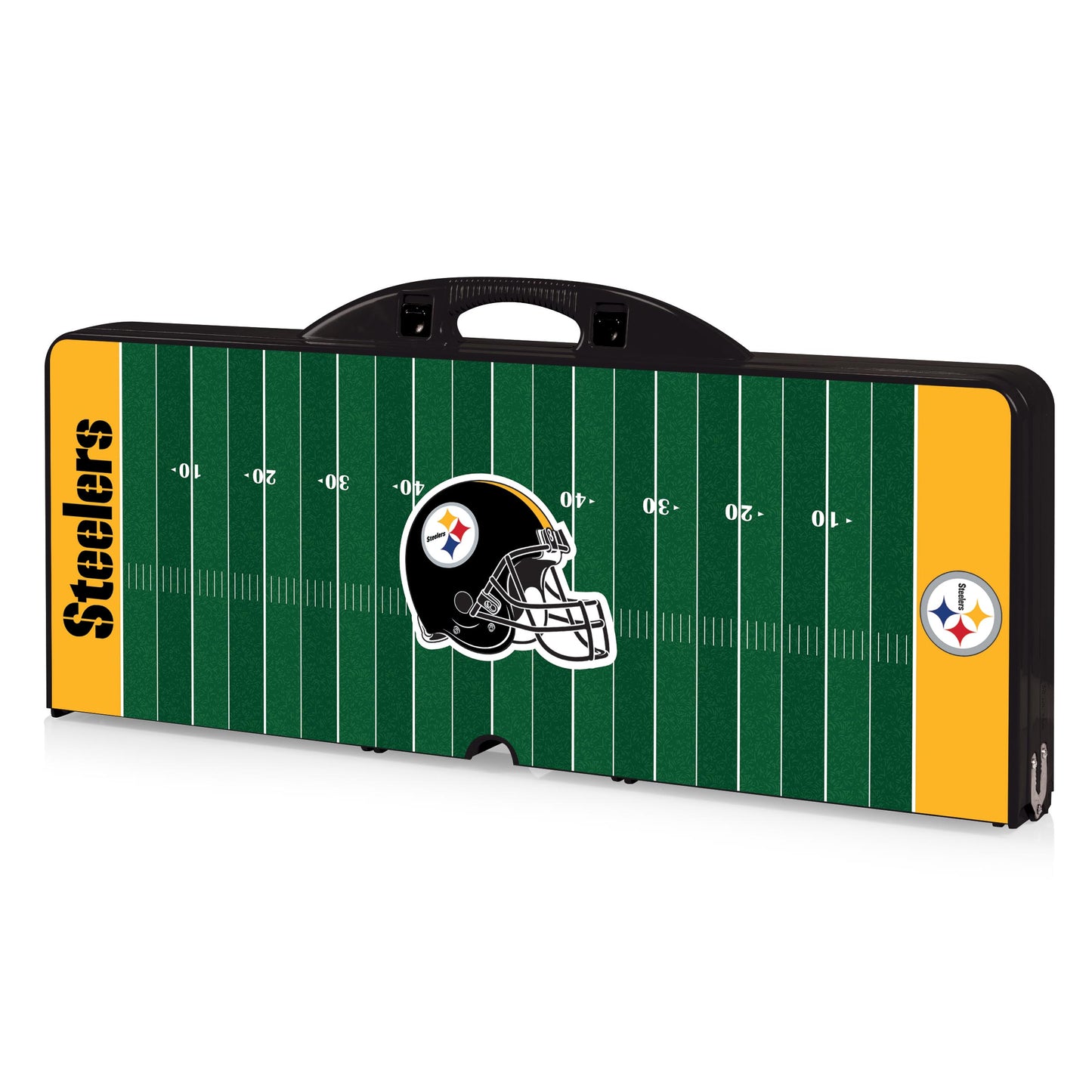 Pittsburgh Steelers - Picnic Table Portable Folding Table with Seats and Umbrella