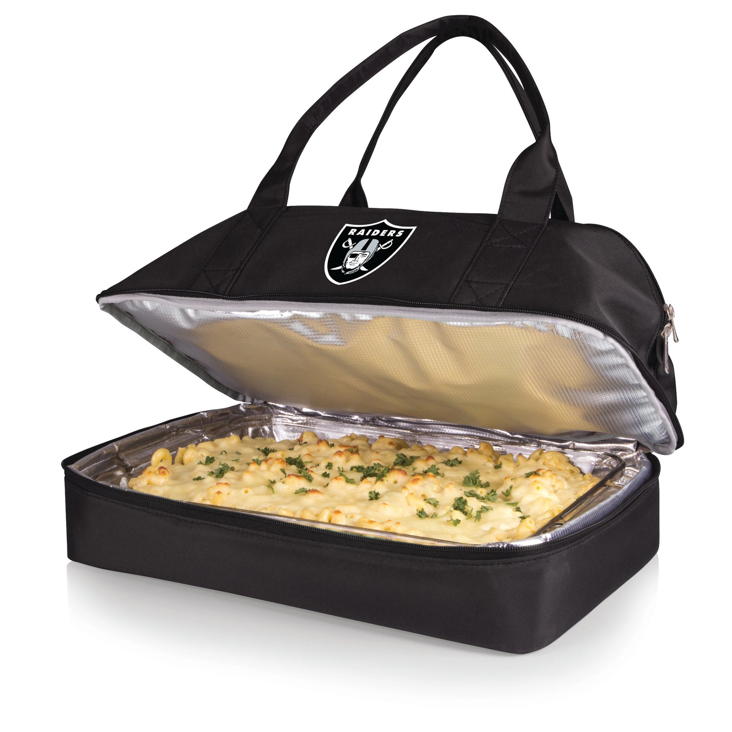 Las Vegas Raiders Potluck Casserole Tote, (Black)