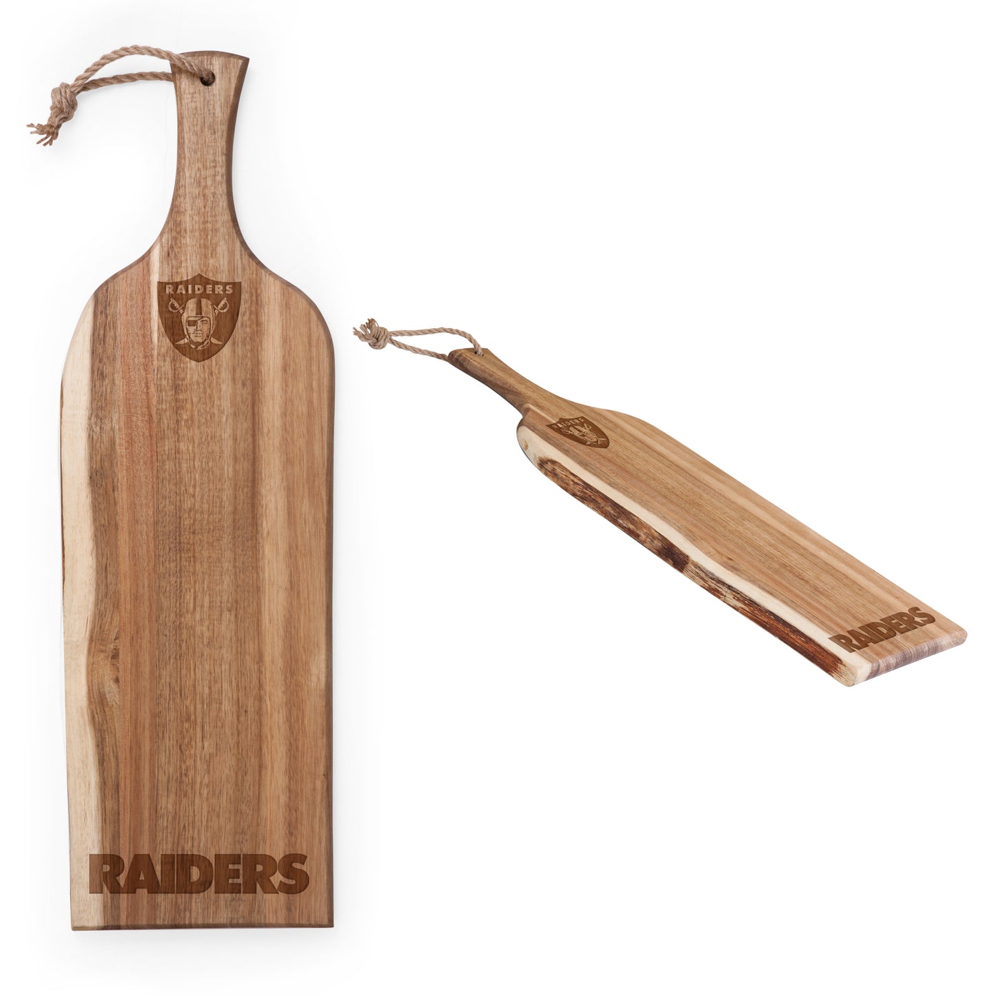 Las Vegas Raiders Artisan 24" Acacia Serving Plank, (Acacia Wood)