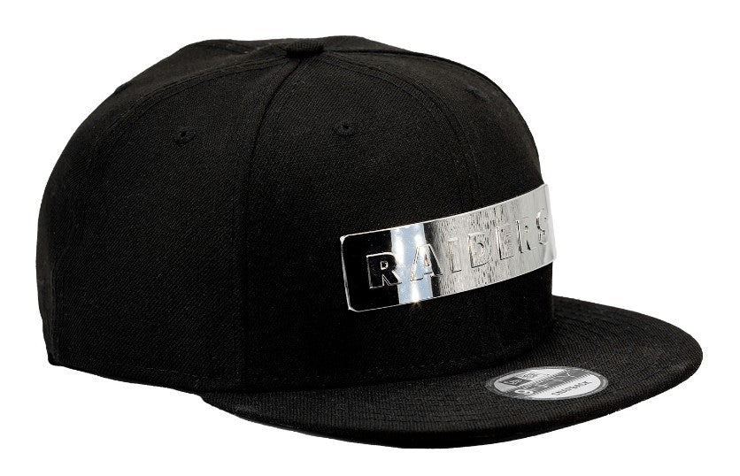 LAS VEGAS RAIDERS 9FIFTY SILVER BAR CAP