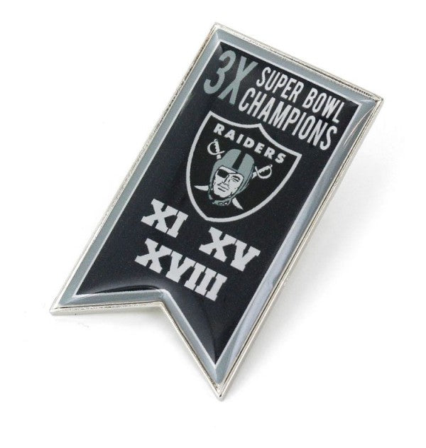 Las Vegas Raiders Championship Banner Pin