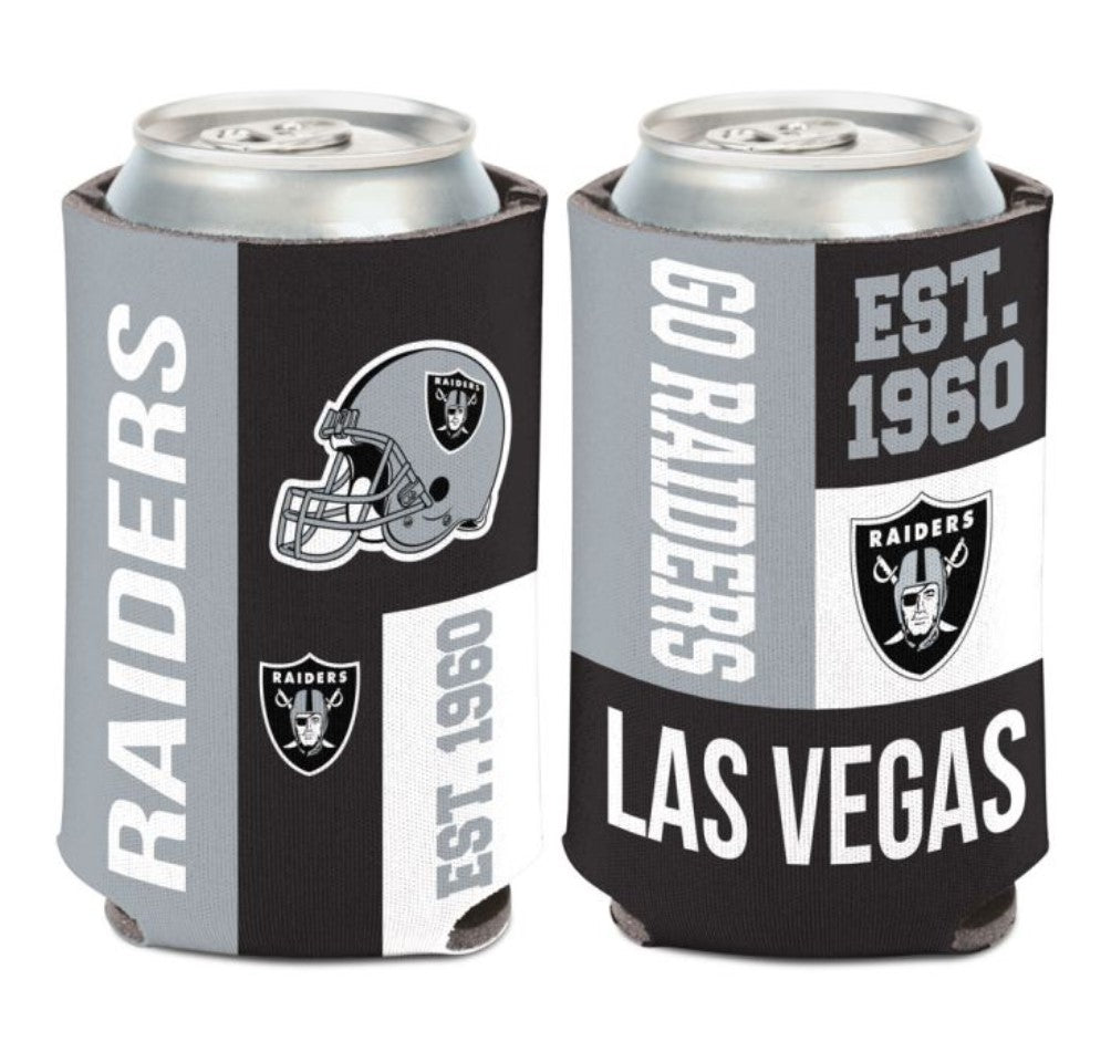 LAS VEGAS RAIDERS COLOR BLOCK CAN COOLER