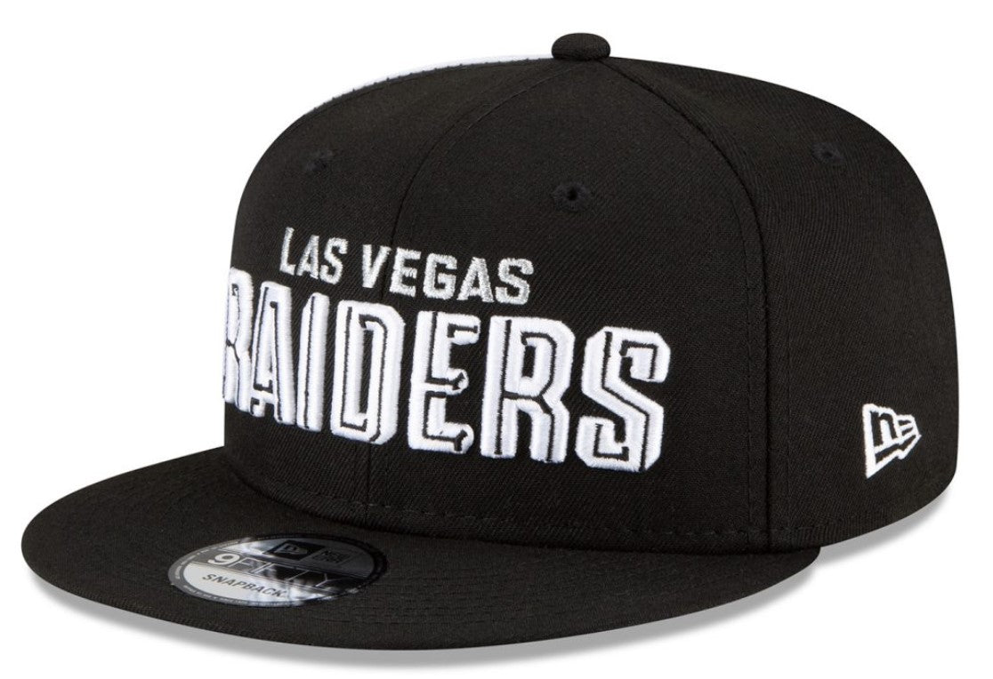 LAS VEGAS RAIDERS 9FIFTY DRAFT FONT CAP
