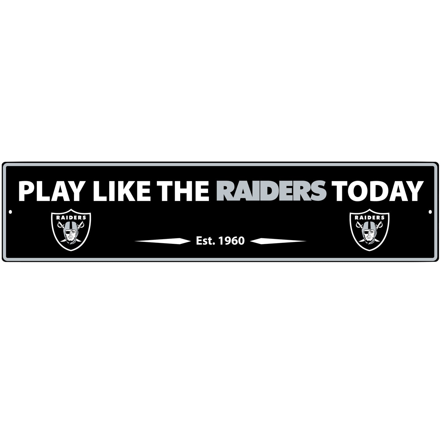 Las Vegas Raiders Street Sign Wall Plaque