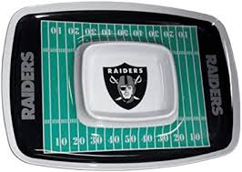 Las Vegas Raiders Chip And Dip Tray
