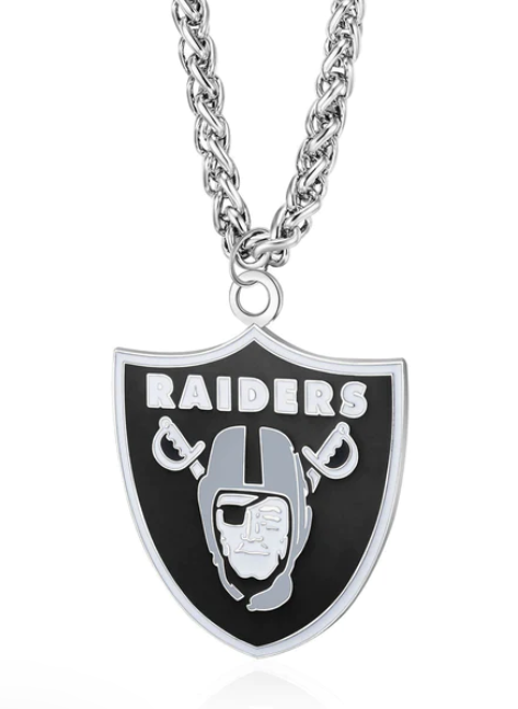LAS VEGAS RAIDERS 30" BOLD LOGO CHAIN NECKLACE