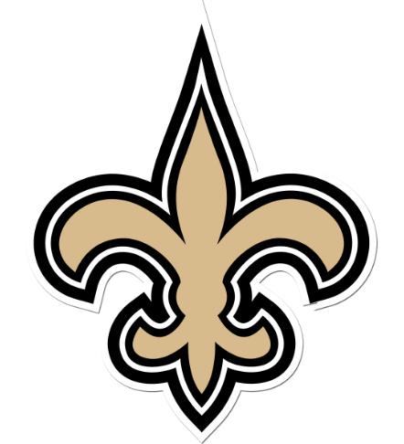 New Orleans Saints 8 inch Auto Decal