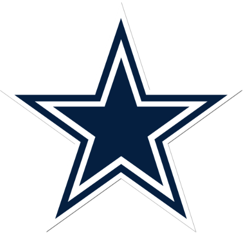 Dallas Cowboys 8 inch Auto Decal