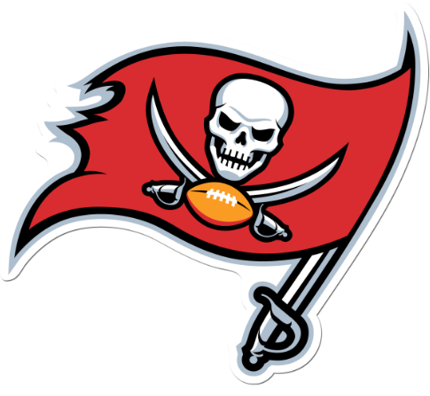 Tampa Bay Buccaneers 8 inch Auto Decal