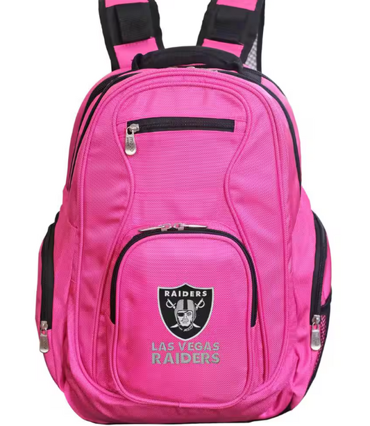 Las Vegas Raiders MOJO Premium Laptop Backpack - Pink