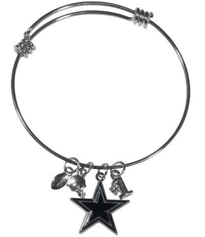 Dallas Cowboys Charm Bangle Bracelet