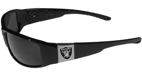 LAS VEGAS RAIDERS CHROME WRAP SUNGLASSES