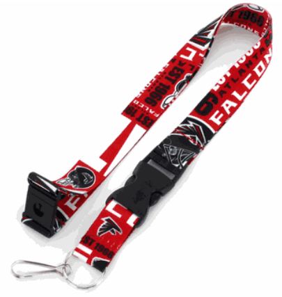 Atlanta Falcons Lanyard Breakaway Style Dynamic Design