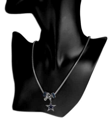 DALLAS COWBOYS EURO 5-BEAD NECKLACE