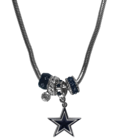 DALLAS COWBOYS EURO 5-BEAD NECKLACE