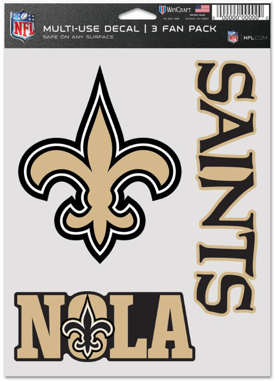 NEW ORLEANS SAINTS MULTI USE 3 FAN PACK