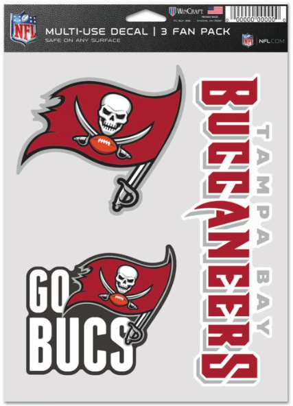 TAMPA BAY BUCCANEERS MULTI USE 3 FAN PACK