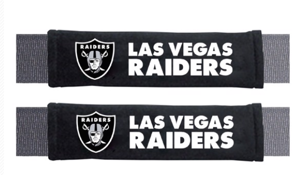 Las Vegas Raiders Embroidered Seatbelt Pads