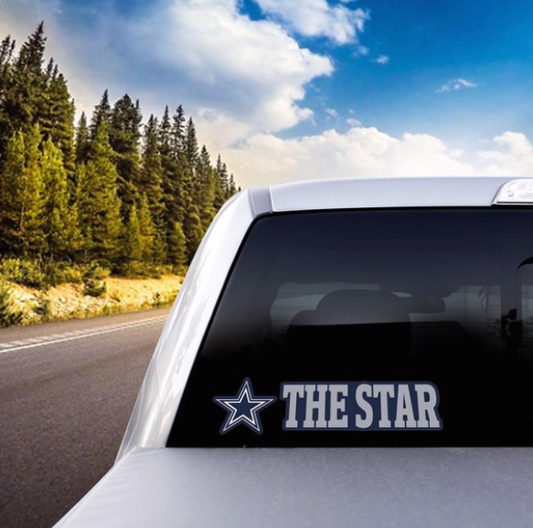 Dallas Cowboys Team Slogan Decal