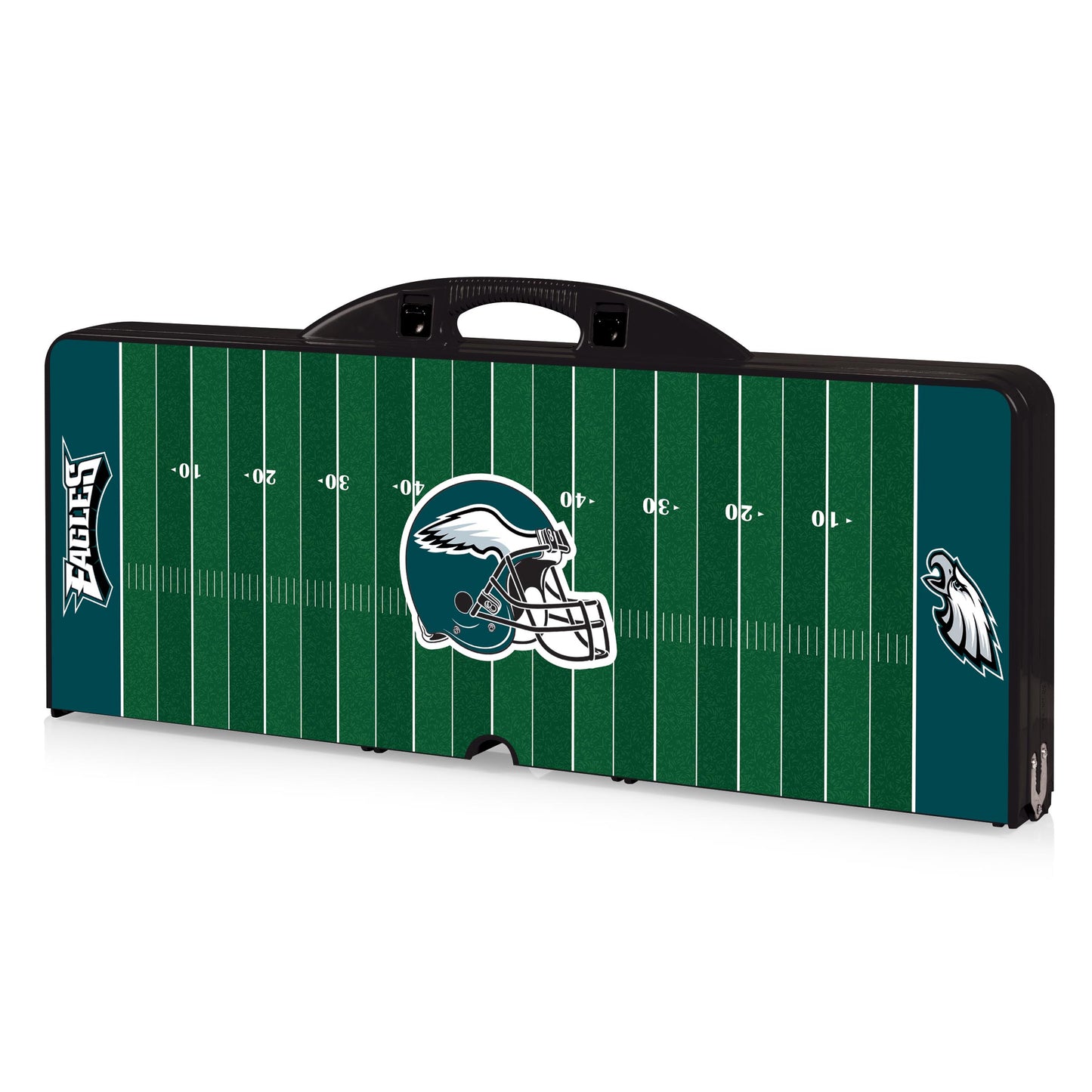 Philadelphia Eagles - Picnic Table Portable Folding Table with Seats and Umbrella