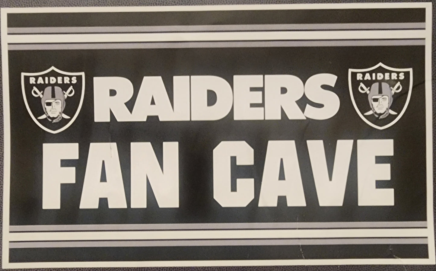 LAS VEGAS RAIDERS "FAN CAVE" FLAG