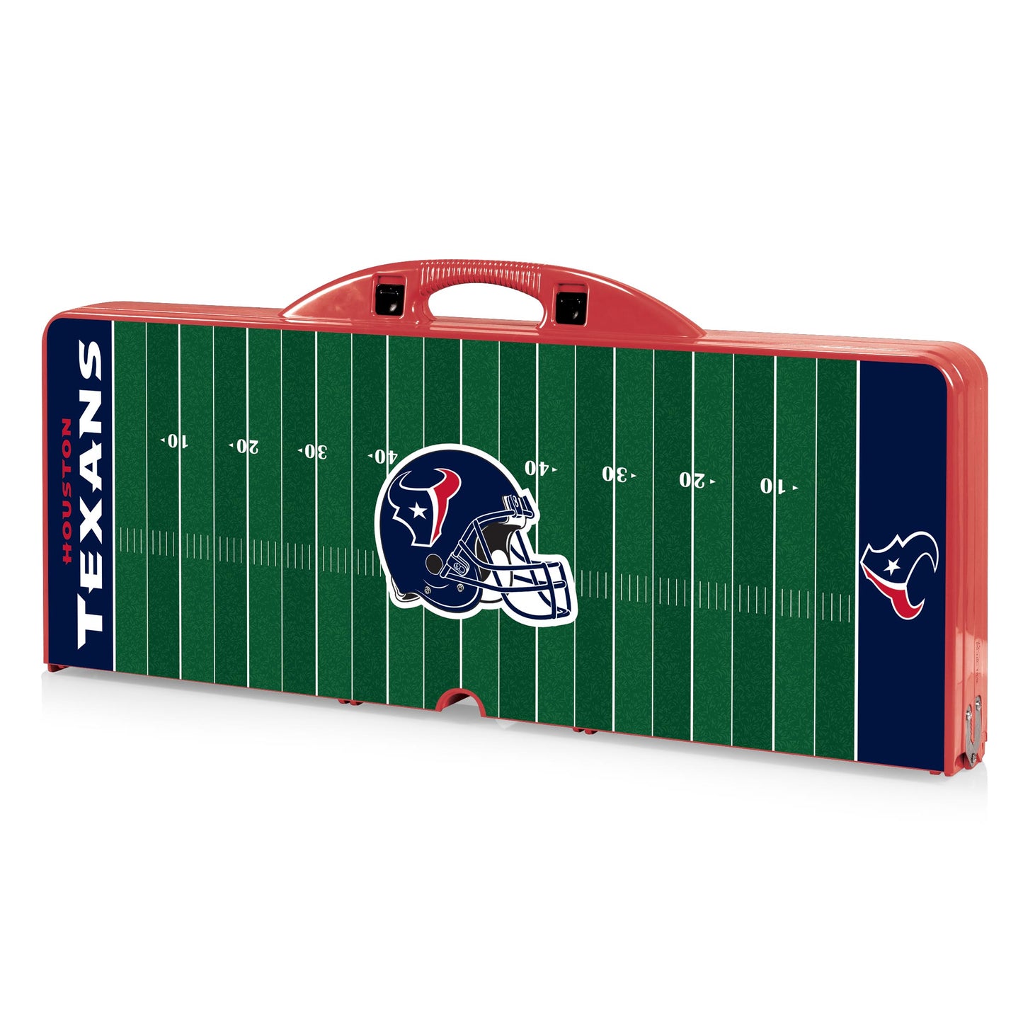 Houston Texans - Picnic Table Portable Folding Table with Seats and Umbrella