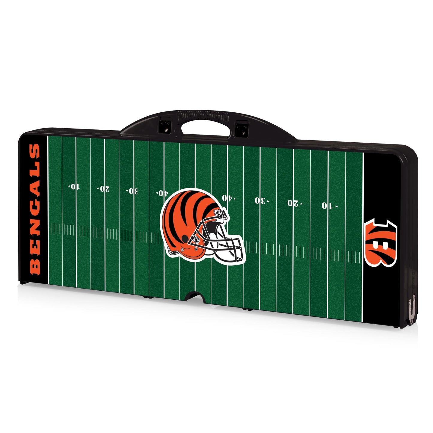 Cincinnati Bengals - Picnic Table Portable Folding Table with Seats and Umbrella