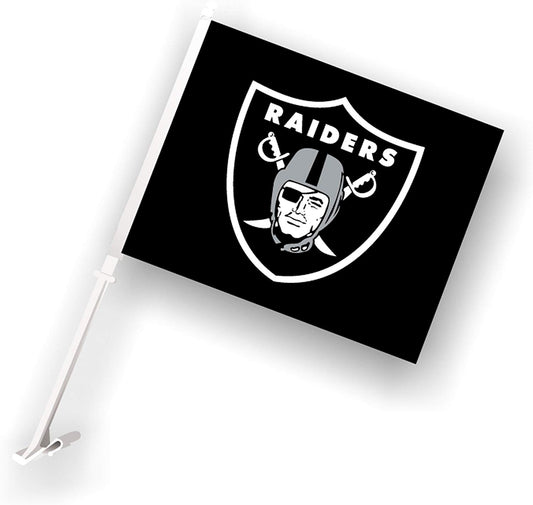 LAS VEGAS RAIDERS CAR FLAG