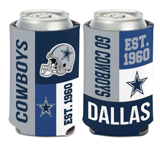 DALLAS COWBOYS COLOR BLOCK CAN COOLER