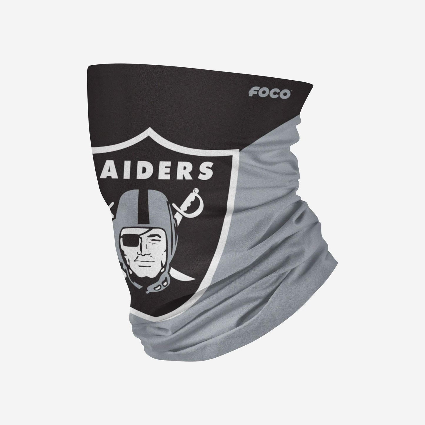 Las Vegas Raiders Colorblock Big Logo Gaiter Scarf