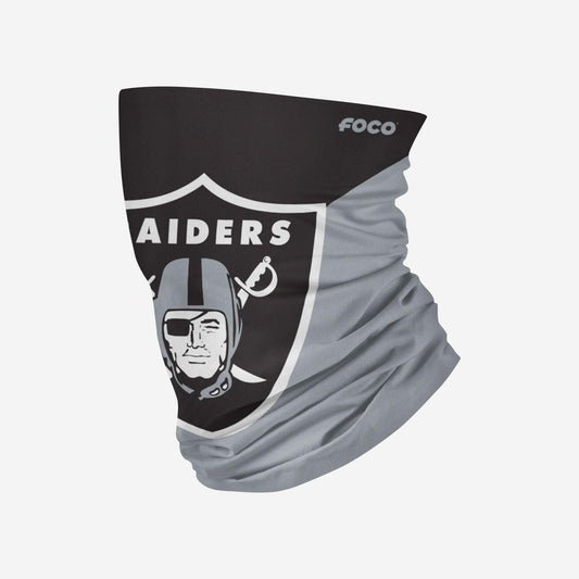 Las Vegas Raiders Colorblock Big Logo Gaiter Scarf