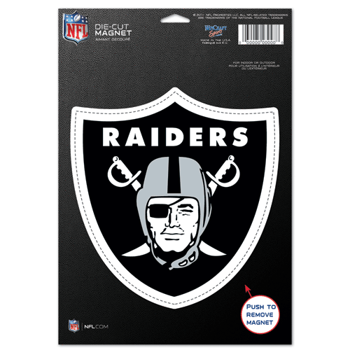 Las Vegas Raiders Die Cut Logo Magnet