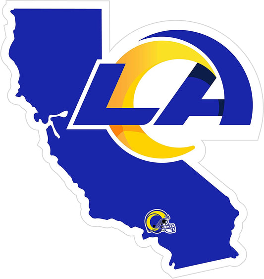 Los Angeles Rams Home State Decal-New Logo