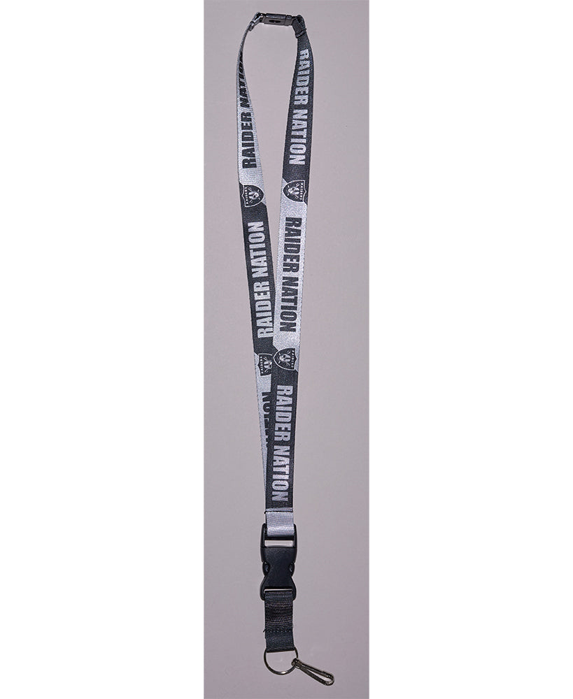 Las Vegas Raiders Breakaway Slogan Style  "Raider Nation" Lanyard