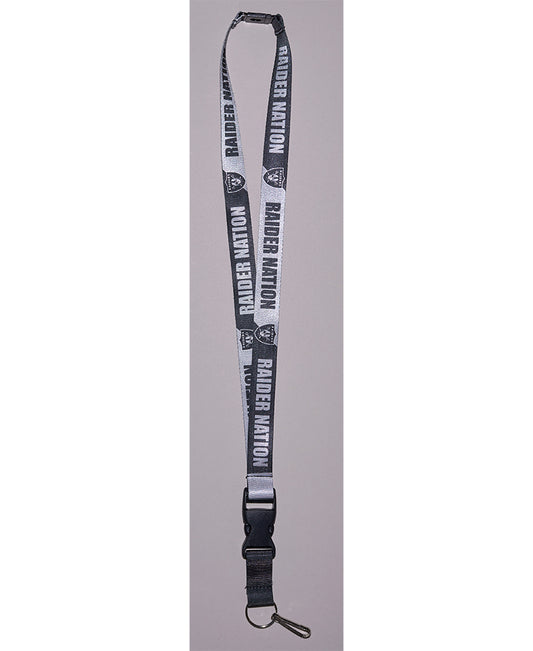 Las Vegas Raiders Breakaway Slogan Style  "Raider Nation" Lanyard