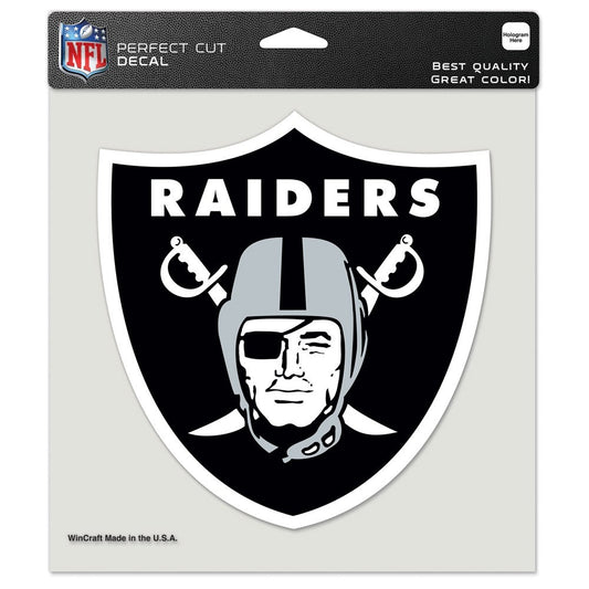 LAS VEGAS RAIDERS PERFECT CUT COLOR DECAL 8" X 8"