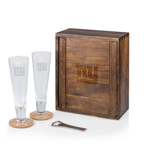 New York Giants - Pilsner Beer Glass Gift Set