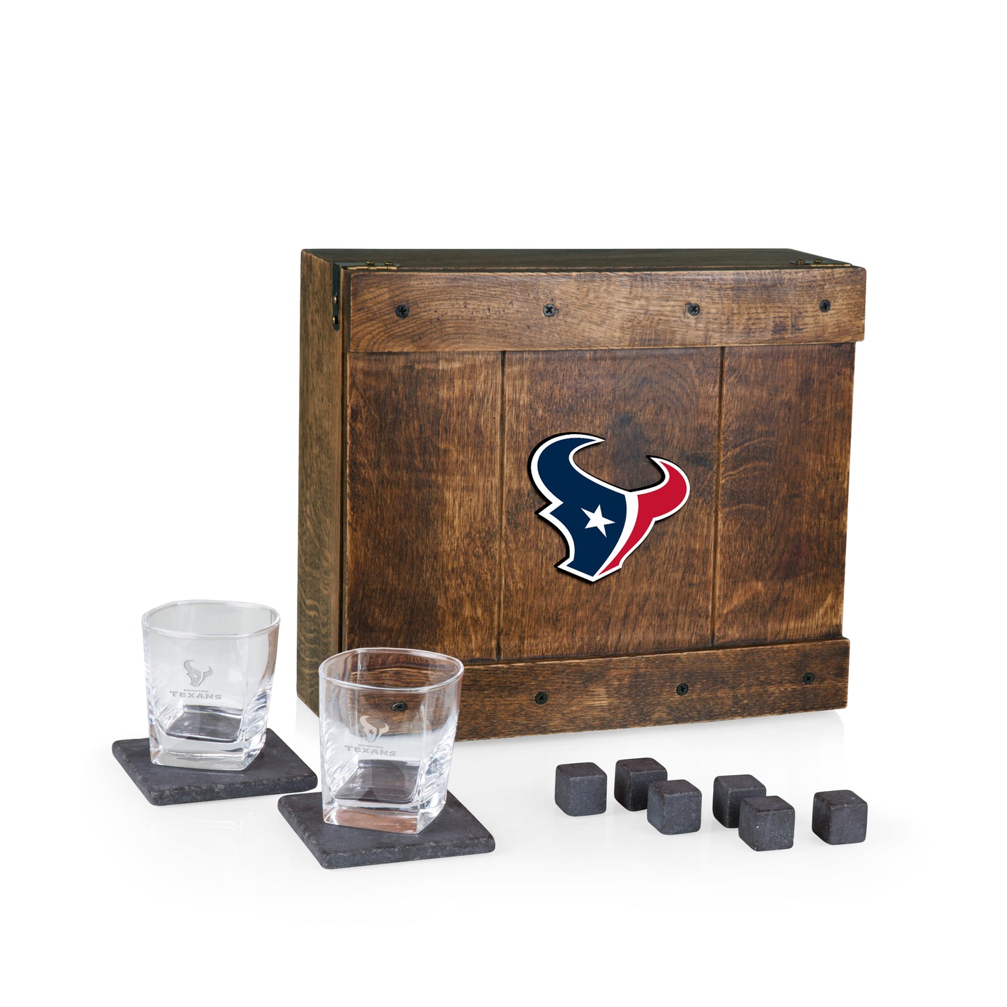 Houston Texans - Whiskey Box Gift Set