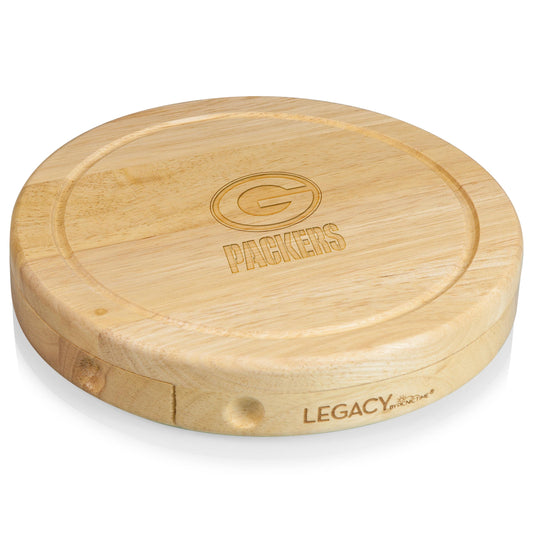 Green Bay Packers - Brie Cheese Cutting Board & Tools Set