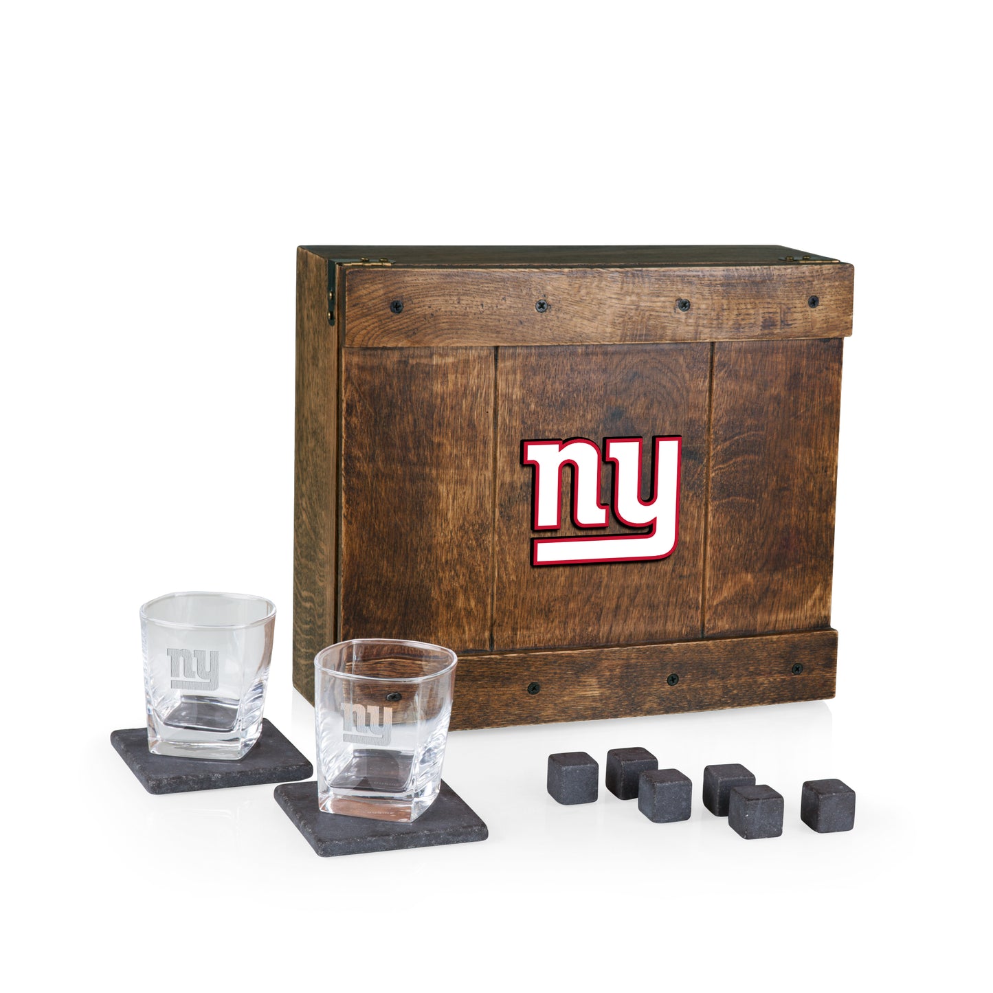 New York Giants - Whiskey Box Gift Set