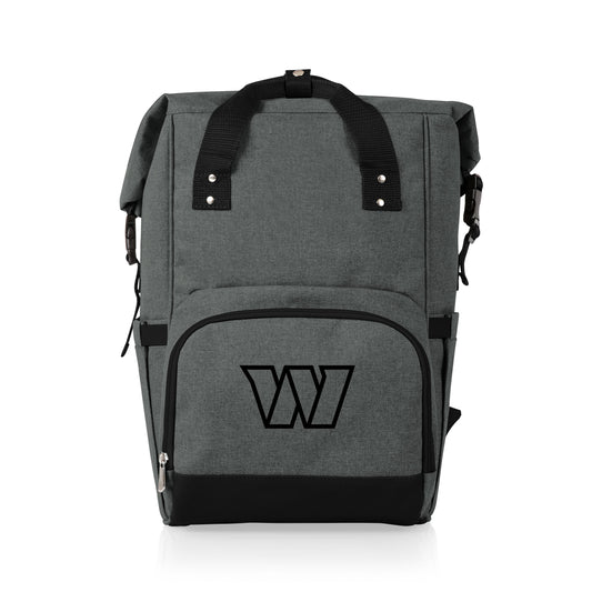 Washington Commanders - On The Go Roll-Top Cooler Backpack