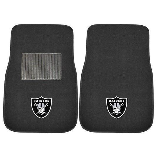 Las Vegas Raiders Embroidered Car Mat - Set of 2