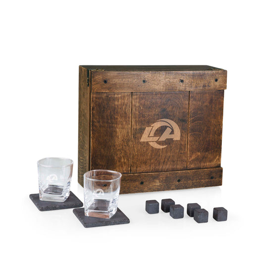 Los Angeles Rams - Whiskey Box Gift Set