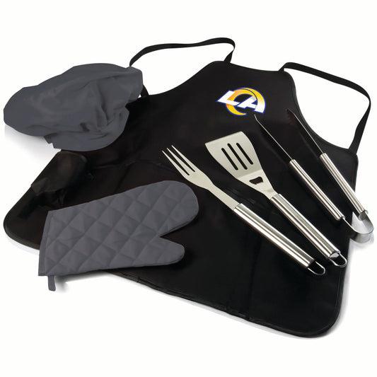 Los Angeles Rams - BBQ Apron Tote Pro Grill Set