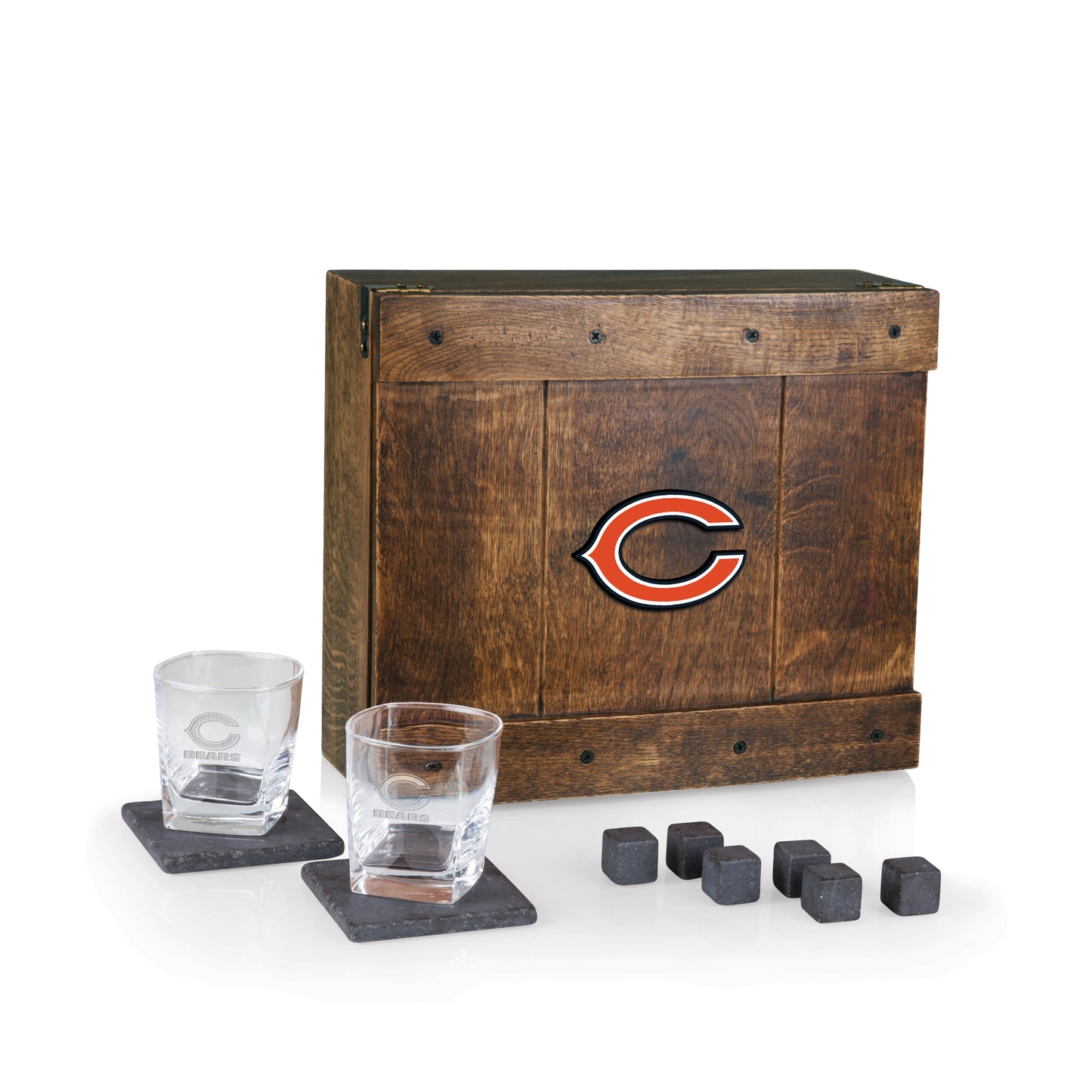 Chicago Bears - Whiskey Box Gift Set